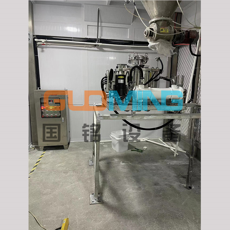 德州某項目不銹鋼電磁干粉除磁器使用現(xiàn)場